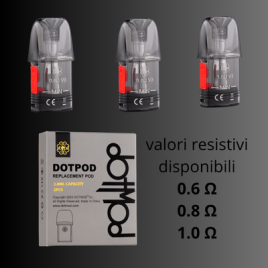 POD DI RICAMBIO DOTPOD GO 2PEZZI
